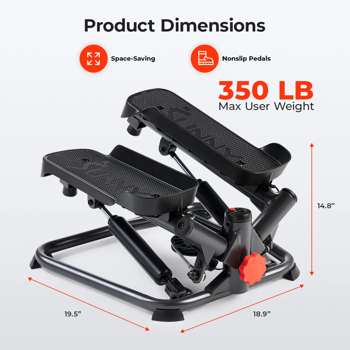 Twist Stair Steppers with Resistance Bands