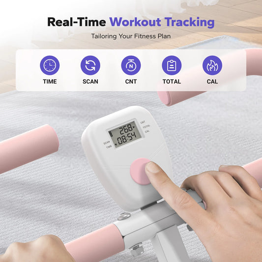 Adjustable Squat Trainer with Triple Resistance Bands for Total Lower Body Strength